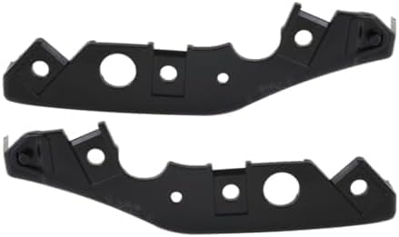 Set Of 2 Front Bumper Bracket Plastic Right Passenger & Left Driver Side Direct Replacement Compatible With 2011-2019 Ford Fiesta FO1043128 FO1042128 AE8Z17E856A AE8Z17E857A