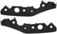 Set Of 2 Front Bumper Bracket Plastic Right Passenger & Left Driver Side Direct Replacement Compatible With 2011-2019 Ford Fiesta FO1043128 FO1042128 AE8Z17E856A AE8Z17E857A