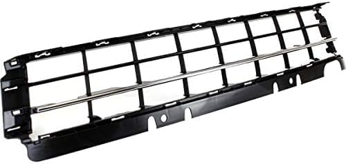 Front Bumper Lower Grille Primed With Chrome Molding Direct Replacement Compatible With 2012-2016 Volkswagen Beetle VW1036127 5C5853671N2ZZ