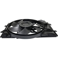 Front Radiator Cooling Fan Assembly Direct Replacement Compatible with 2003-2005 Mercedes Benz CLK320 / 2001-2007 C-Class MB3000102 203500029328