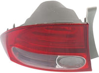 Set Of 2 Tail Light Outer Lens And Housing Right Passenger & Left Driver Side Direct Replacement Compatible With 2006-2008 Honda Civic HO2801165 HO2800166 33501SNAA02 33551SNAA02