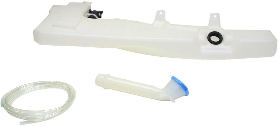 Washer Reservoir With Filler Neck Cap & Pump Direct Replacement Compatible With 2005-2021 Nissan Frontier NI1288130 28910EA800-PFM 28910ZL40B