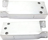 Set Of 2 Front Bumper Bracket Aluminum Left Driver & Right Passenger Side Direct Replacement Compatible With 2014-2019 Mercedes Benz CLA- Class / 2015-2020 GLA-Class