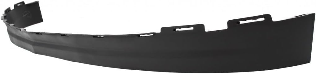 Front Bumper Primed Steel + Lower Valance Air Deflector + Extension Textured + End Caps Left & Right Side Direct Replacement Compatible With 2007-2013 Chevrolet Silverado 1500