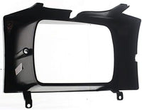 Set Of 2 Front Headlight Bezel Painted Black And Silver Right Passenger & Left Driver Side Direct Replacement Compatible With 1999-2004 Ford F-Series Super Duty FO2513157 FO2512157