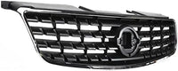 Front Grille Chrome Shell With Painted Dark Gray Insert Direct Replacement Compatible With 2005-2006 Nissan Altima NI1200213 62070ZB000