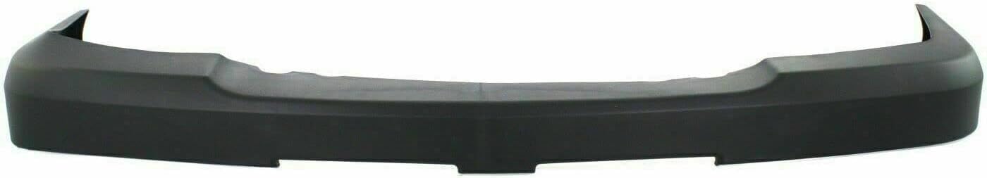 Front Bumper Chrome + Upper Cover + Lower Valance Textured Gray + Fog Lights Right & Left Side Direct Replacement Compatible With Chevrolet Silverado 2500HD 3500HD 2003-2006 GM1051109