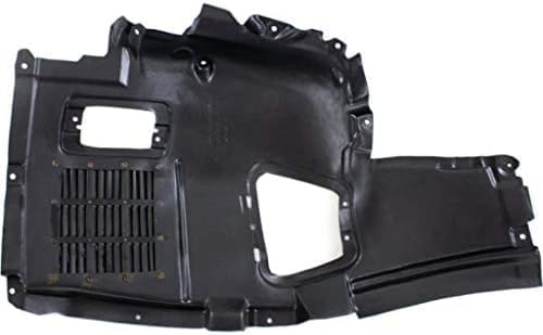 Front Upper Section Fender Liner Plastic Right Passenger Side Direct Replacement Compatible With 2010-2017 BMW 5 Series BM1249133 51717193510
