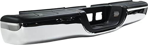 Rear Step Bumper Assembly Chrome Steel Direct Replacement Compatible With 2000-2006 Toyota Tundra TO1103107 521510C021-PFM
