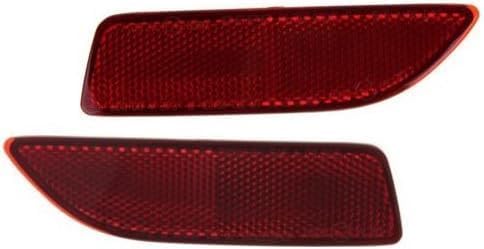 Set Of 2 Rear Bumper Reflector Left Driver & Right Passenger Side Direct Replacement Compatible With 2011-2013 Toyota Corolla ‎‎‎‎TO1184102 TO1185102 8191002130 8192002030