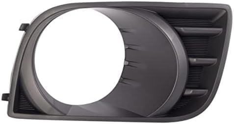 Set Of 2 Front Fog Light Molding Primed Left Driver & Right Passenger Side Direct Replacement Compatible With 2008-2017 Toyota Sequoia TO1039157 TO1038157 814810C021 814820C021