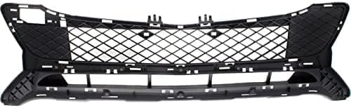 Front Bumper Center Grille Textured Plastic Direct Replacement Compatible With 2013-2015 Mercedes Benz GLK-Class MB1036149 2048856823