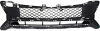 Front Bumper Center Grille Textured Plastic Direct Replacement Compatible With 2013-2015 Mercedes Benz GLK-Class MB1036149 2048856823