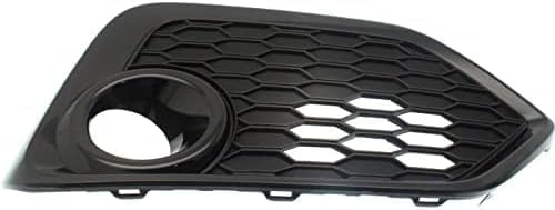 Set Of 2 Front Fog Lamp Molding Primed Right Passenger & Left Driver Side Direct Replacement Compatible With 2017-2019 Honda Civic HO1039133 HO1038133 71103TGGA20 71108TGGA20