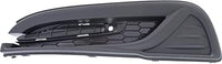 Set Of 2 Front Fog Light Cover Textured Plastic Left Driver & Right Passenger Side Direct Replacement Compatible With 2013-2015 Honda Civic HO1039113 HO1038113