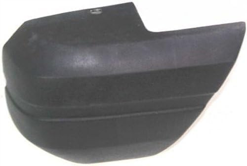 Front Bumper End Cap Textured Left Driver Side Direct Replacement Compatible With 1984-1996 Jeep Cherokee CH1004107 52000179