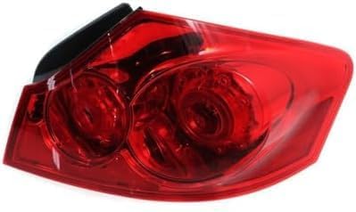 Set Of 2 Tail Light Assembly Right Passenger & Left Driver Side Direct Replacement Compatible With 2009-2013 Infiniti G37 / 2007-2008 G35 / 2015 Q40 / 2011-2012 G25 IN2801118