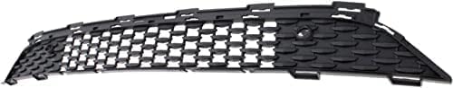 Front Bumper Grille Square Mesh Design With Parking Aid Sensor Holes Direct Replacement Compatible With 2015-2022 Chrysler 300 CH1036148 68245344AD