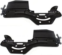 Front Bumper Face Bar Chrome Steel + End Caps Primed + Brackets Set Direct Replacement Compatible With 2004-2007 Nissan Titan NI1002136 NI1004147 NI1005147 NI1032104 NI1066130