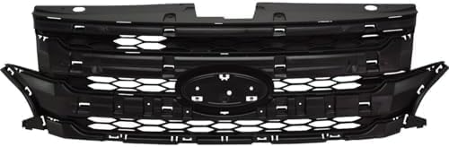 Front Grille Assembly Primed Shell And Insert Direct Replacement Compatible With 2012-2014 Ford Edge FO1223125 CT4Z8A284BA