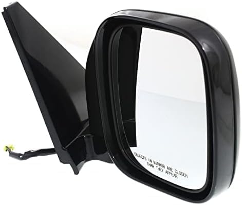 Set Of 2 Front Power Mirror Manual Folding Heated Primed Right Passenger & Left Driver Side Direct Replacement Compatible With 2001-2006 Mitsubishi Montero MI1321155 MI1320155