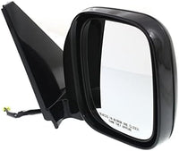Set Of 2 Front Power Mirror Manual Folding Heated Primed Right Passenger & Left Driver Side Direct Replacement Compatible With 2001-2006 Mitsubishi Montero MI1321155 MI1320155