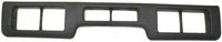 Front Bumper Chrome + Lower Valance Panel Textured + Moldings Primed Center + Left & Right Side Direct Replacement Compatible With Ford F-Series/Bronco 1992-1996 FO1002254