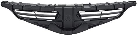 Front Grille Assembly Textured Black Shell And Insert Plastic Direct Replacement Compatible With 2011-2013 Scion tC SC1200107 5311121180