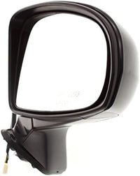 Set Of 2 Front Power Mirror Manual Fold Heated Primed Right Passenger & Left Driver Side Direct Replacement Compatible With 2010-2015 Toyota Prius / 2012-2015 Plug-In TO1320262
