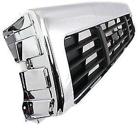 Front Grille Center Chrome Shell With Primed Insert Direct Replacement Compatible With 1989-1991 Toyota Pickup TO1200139 5311189138
