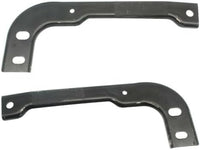Set Of 2 Front Bumper Outer Mounting Bracket Steel Left Driver & Right Passenger Side Direct Replacement Compatible With 2015-2017 Ford F-150 FO1043141 FO1042141 FL3Z17754A FL3Z17755A