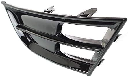 Set Of 2 Front Bumper Grille Textured Right Passenger & Left Driver Side Direct Replacement Compatible With 2015-2017 Chrysler 200 CH1038160 CH1039160 68203015AC 68203014AC