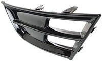 Set Of 2 Front Bumper Grille Textured Right Passenger & Left Driver Side Direct Replacement Compatible With 2015-2017 Chrysler 200 CH1038160 CH1039160 68203015AC 68203014AC