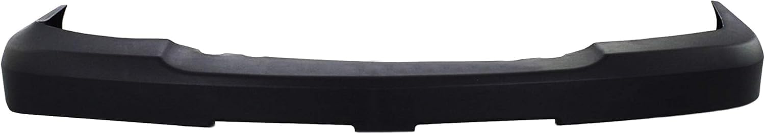 Front Bumper Upper Cover + Lower Valance Air Deflector Textured Gray Direct Replacement Compatible With 2003-2006 Chevrolet Silverado 2500HD 3500 GM1051109 GM1092173 15139804 10367213