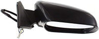 Set Of 2 Front Power Mirror Manual Folding Heated Primed Plastic Right Passenger & Left Driver Side Direct Replacement Compatible With 2008-2013 Toyota Highlander TO1320246 TO1321246