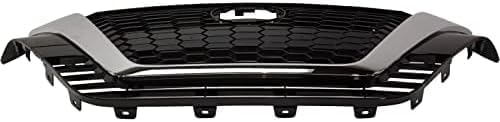 Front Grille Gloss Primed Plastic Direct Replacement Compatible With 2019-2022 Nissan Altima NI1200292 623106CG1A