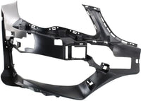 Set of 2 Front Bumper Cover Support Bracket Plastic Left Driver & Right Passenger Side Direct Replacement Compatible with 2014-2017 Mercedes Benz E-Class MB1043115 MB1042115