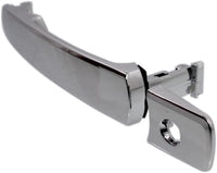 Front Exterior Door Handle Chrome Left Driver Side Direct Replacement Compatible with 2003-2008 Infiniti FX35 / FX45 / 2008-2013 Nissan Rogue NI1310126 80640CA012-PFM