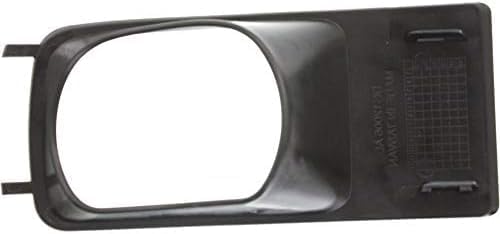 Set Of 2 Front Fog Light Molding Textured Right Passenger & Left Driver Side Direct Replacement Compatible With 2005-2007 Dodge Magnum CH1038139 CH1039139 4805923AA 4805922AA