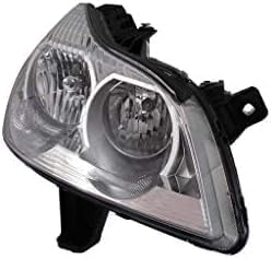 Set Of 2 Front Head Light Assembly Plastic Left Driver & Right Passenger Side Direct Replacement Compatible With 2009-2012 Chevrolet Traverse GM2503330 GM2502330