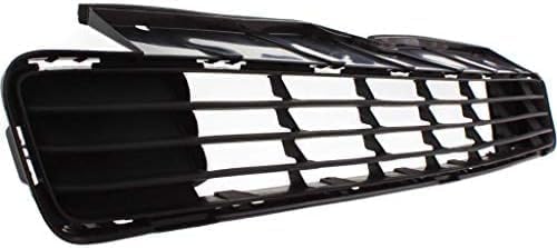 Front Bumper Grille Textured Gray Plastic Direct Replacement Compatible With 2010-2011 Toyota Prius TO1036122 5311247040
