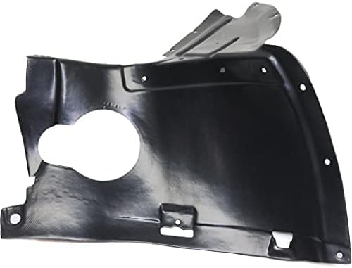 Front Section Fender Liner Right Passenger Side Direct Replacement Compatible With 2009-2011 Audi A3 AU1250108 8P0821191D