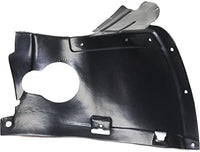 Front Section Fender Liner Right Passenger Side Direct Replacement Compatible With 2009-2011 Audi A3 AU1250108 8P0821191D