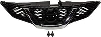 Front Grille Primed With Chrome Molding Plastic Direct Replacement Compatible With 2017 Nissan Rogue Sport NI1200288 623106MG0A
