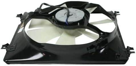 Front Radiator & A/C Condenser Cooling Fan Assembly Plastic Direct Replacement Compatible with 2008-2009 Honda Accord HO3115148 HO3113127 19030R77T01-PFM 19030R70A01-PF