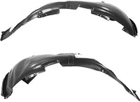 Set Of 2 Front Fender Liner Right Passenger & Left Driver Side Direct Replacement Compatible With 2017-2018 Hyundai Elantra HY1249158 HY1248158 86812F2001 86811F2001