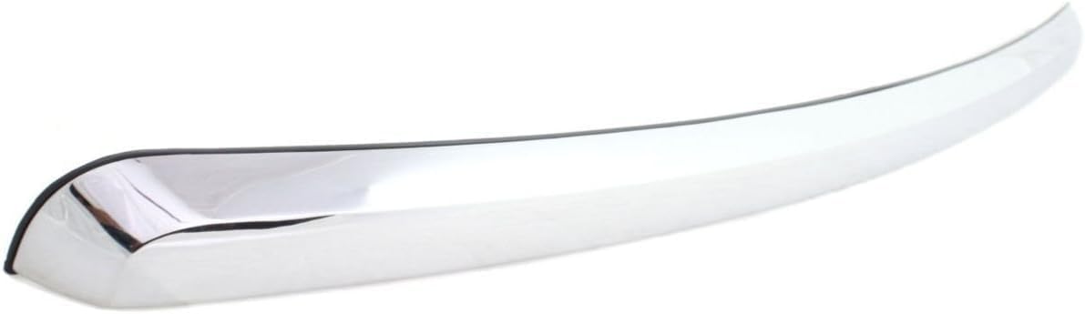 Front Hood Molding Chrome Direct Replacement Compatible With 2007-2013 GMC Sierra 1500 GM1235109 10385156