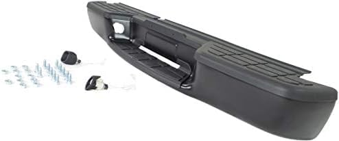 Step Bumper Face Bar Fleetside With Pad Provision Without Mounting Bracket Primed Direct Replacement Compatible With 1998-2004 Chevrolet S10 GM1101103 12343436