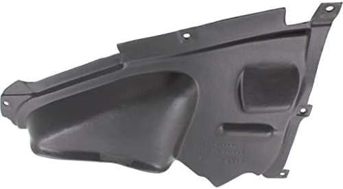 Front Lower Section Fender Liner Plastic Right Passenger Side Direct Replacement Compatible With 2012-2019 BMW 3-Series BM1251127 51717260740