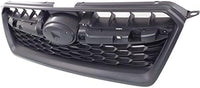 Front Grille Primed Shell And Insert Plastic Direct Replacement Compatible With 2012-2014 Subaru Impreza SU1200158 91122FJ000